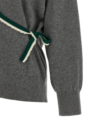 Gray Cashmere Cardigan