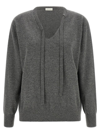 Gray Cashmere Cardigan