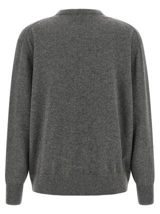 Gray Cashmere Cardigan