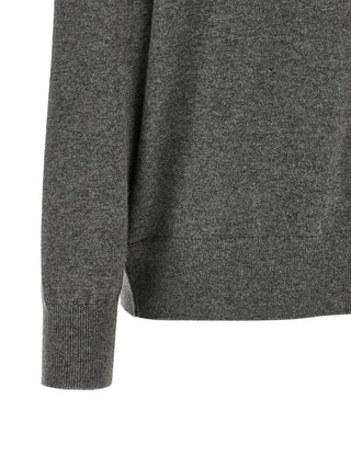 Gray Cashmere Cardigan