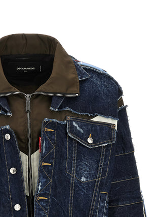Blue Cotton Denim Jacket