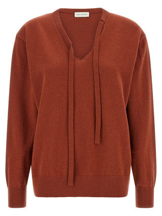 Red Cashmere Cardigan
