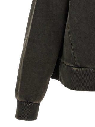 Black Cotton Sweatshirt