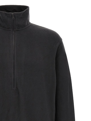 Black Polyester Sweatshirt
