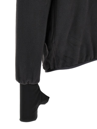 Black Polyester Sweatshirt