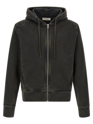 Black Cotton Sweatshirt