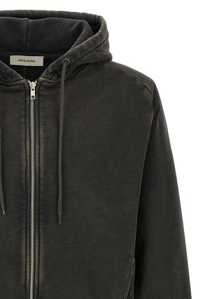 Black Cotton Sweatshirt