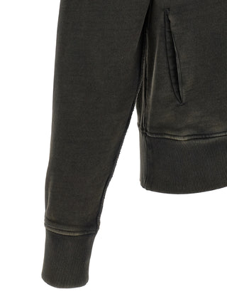 Black Cotton Sweatshirt