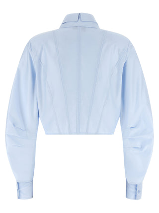 Blue Cotton Blouse