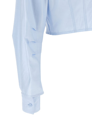 Blue Cotton Blouse
