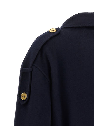 Blue Wool Coat