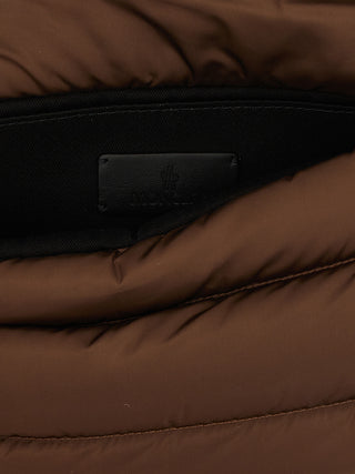 Brown Polyamide Shoulder Bag
