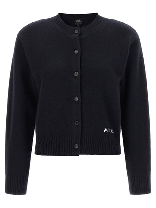 Blue Wool Cardigan