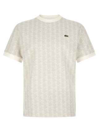 Beige Polyester T-Shirt