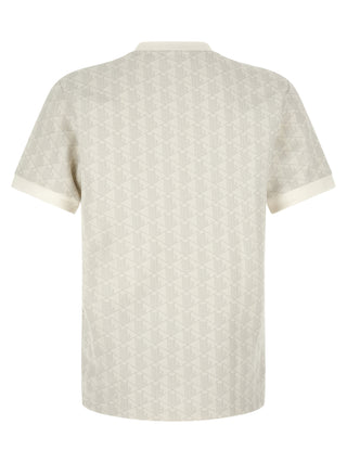 Beige Polyester T-Shirt