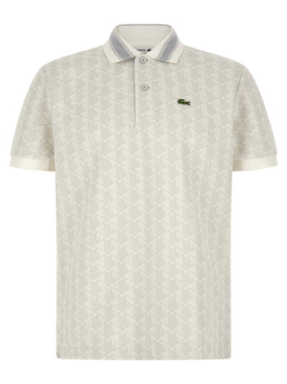 White Polyester Polo Shirt