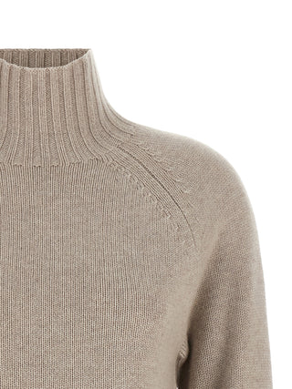 Beige Wool Cardigan