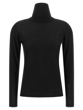 Black Virgin Wool Cardigan
