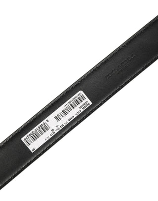 Black Patent Leather Gold Metal Buckle Belt