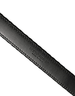 Black Velvet Silver Tone Metal Buckle Belt