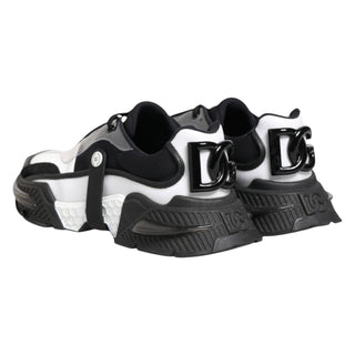 White Black Logo Airmaster Sneakers Shoes