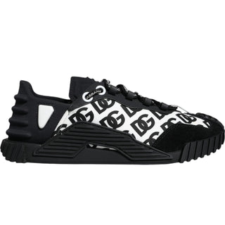 Black Logo Lace Up Low Top NS1 Sneakers Shoes