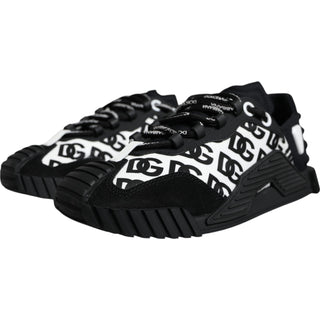 Black Logo Lace Up Low Top NS1 Sneakers Shoes