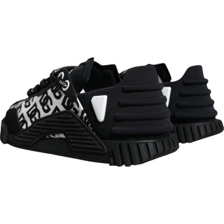 Black Logo Lace Up Low Top NS1 Sneakers Shoes