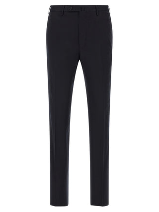 Blue Virgin Wool Dress Pants