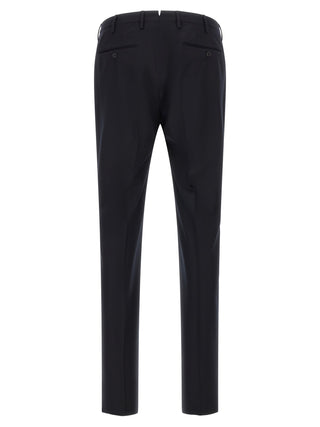 Blue Virgin Wool Dress Pants