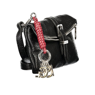 Black Polyurethane Women's Bag