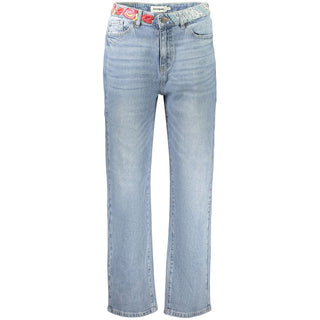 Azzurro Cotton Womens Jeans