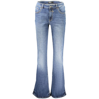 Blue Cotton Women's Jeans