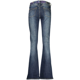 Blue Cotton Women's Jeans