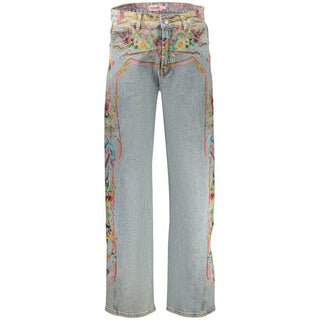 Blue Cotton Womens Jean