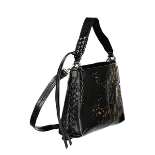 Black Polyurethane Women's Bag
