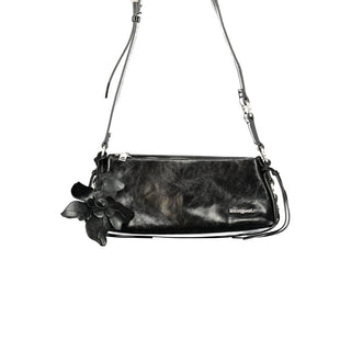 Black Polyurethane Women's Bag