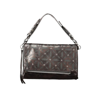 Black Polyurethane Women's Bag