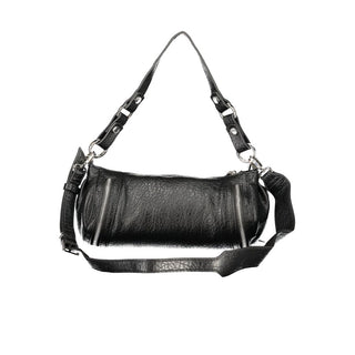 Black Polyurethane Women's Bag