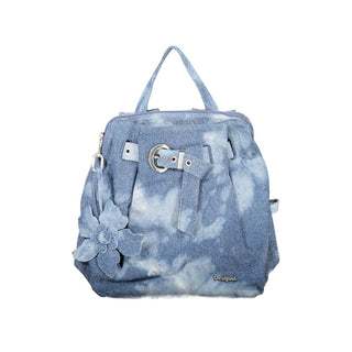 Blue Cotton Backpack