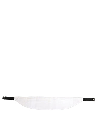 White Men Wide Waist Belt Cotton Cummerbund