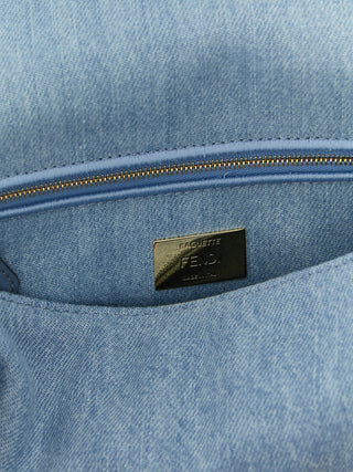 Blue Cotton Shoulder Bag