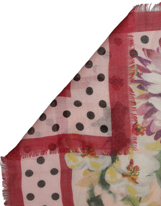 Multicolor Floral Fringed Stole Scarf