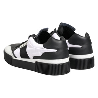 Black White MIAMI Low Top Men Sneakers Shoes
