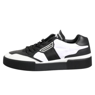 Black White MIAMI Low Top Men Sneakers Shoes