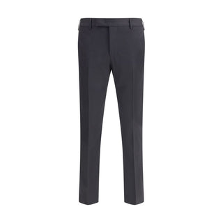 Black Wool Oves Aries Casual Pants