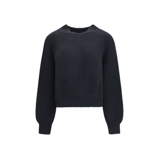 Black Cashmere Sweatshirt