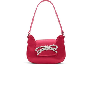 Pink Polyester Handbag