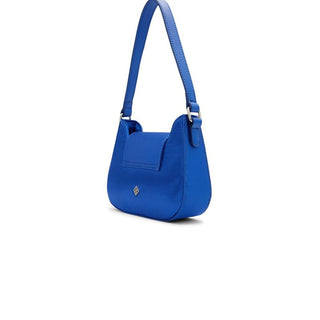Blue Polyester Handbag