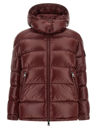 Bordeaux Polyamide Full-Length Jacket